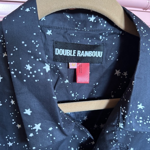 Double Rainbouu Starry Sky Button-Down Shirt - Picture 3 of 5
